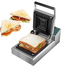 Electric Sandwich Maker with Indicator Lights