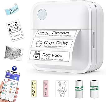 Portable Bluetooth Label Maker for Home and Office