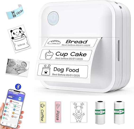 Portable Bluetooth Label Maker for Home and Office