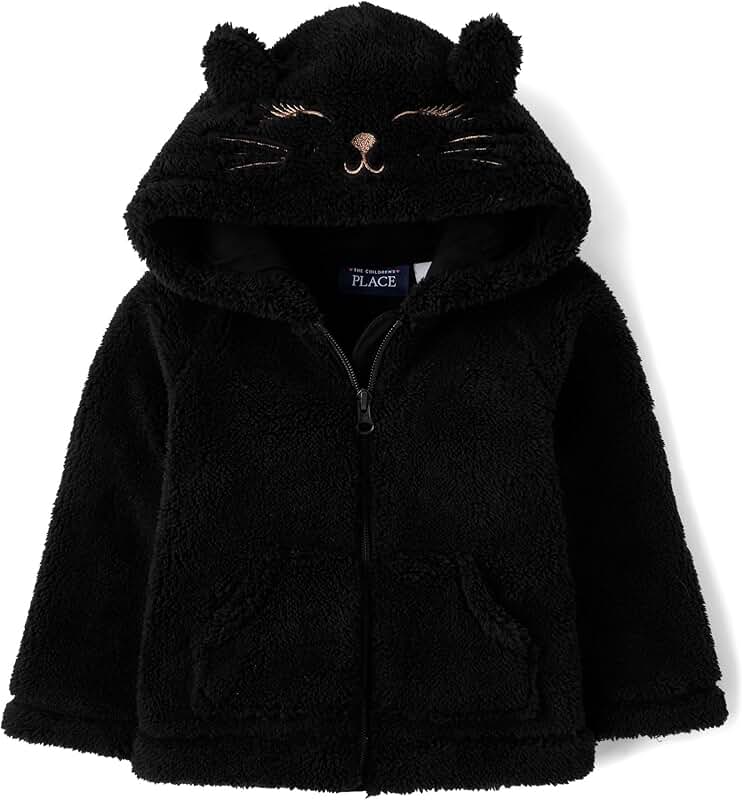 Baby Girls and Toddler Cozy Sherpa Hooded Jacket
