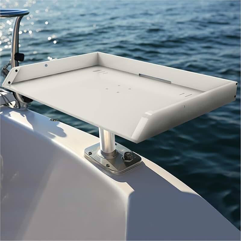 Bait Cutting Board with Rod Holder and Knife Slot