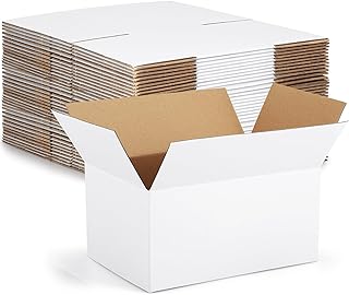 Small white shipping boxes, 30-pack