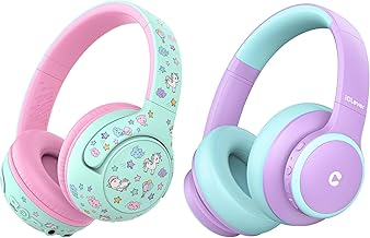 Kids Bluetooth Headphones with Fast Charging and Safe Volume