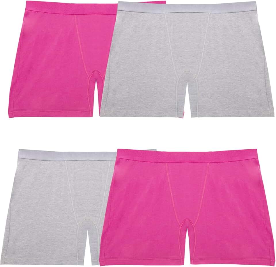 Women's Stretch Mid Thigh Boxer Briefs in Plus Size