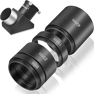 1.25-inch 90-degree diagonal mirror with extension tube kit