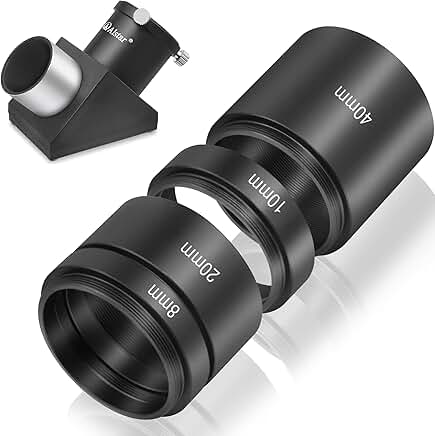 1.25-inch 90-degree diagonal mirror with extension tube kit