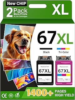Black and color ink cartridges for HP printers
