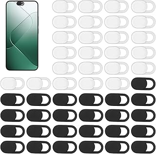 50 Pcs Black Webcam Covers for Privacy and Security