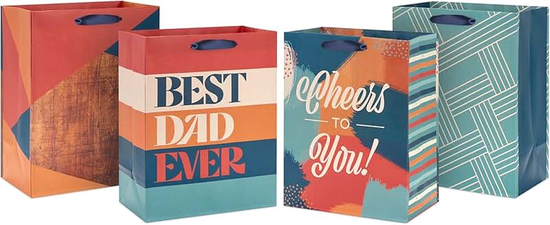 Set of four 9-inch gift bags for special occasions