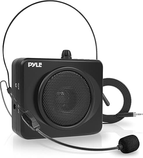 Portable Waistband PA Speaker with Microphone and MP3 Player