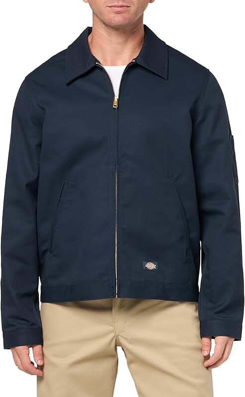 Unlined Navy Eisenhower Jacket, Size 3X
