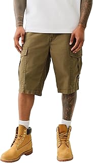 Men's Relaxed Fit Cargo Shorts with Flap Pockets