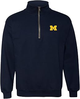 College Quarter Zip Sweatshirt in Team Color