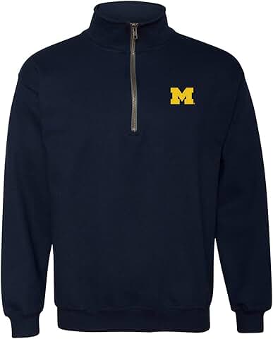 College Quarter Zip Sweatshirt in Team Color