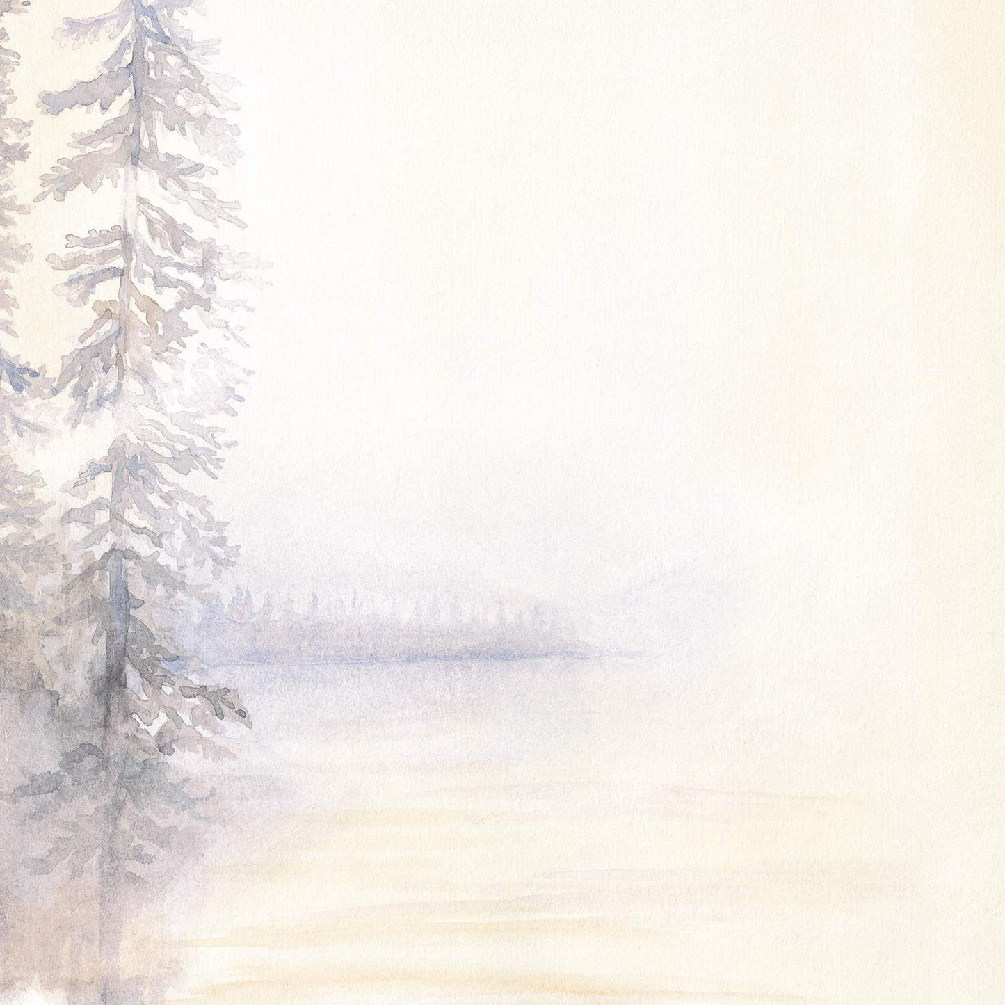 Morning Mist Letterhead, 80 Sheets, 8.5"x11"