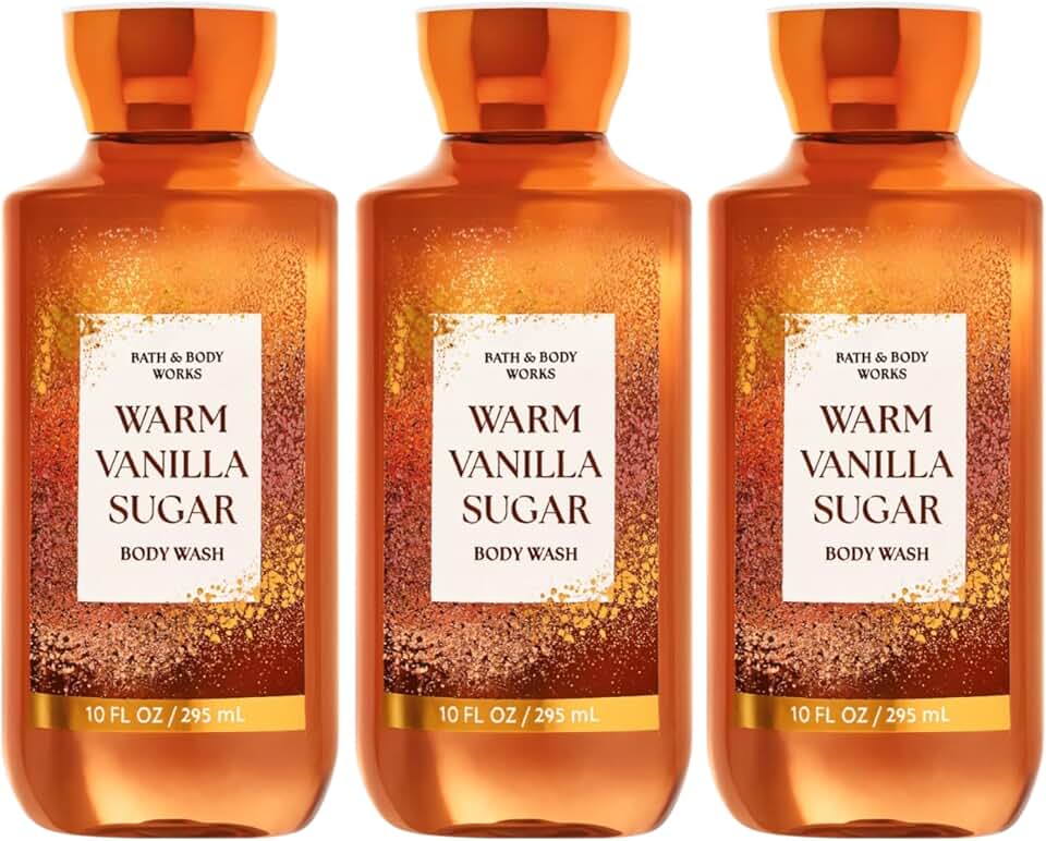Warm Vanilla Sugar Body Wash, 3 Pack, 10 fl oz
