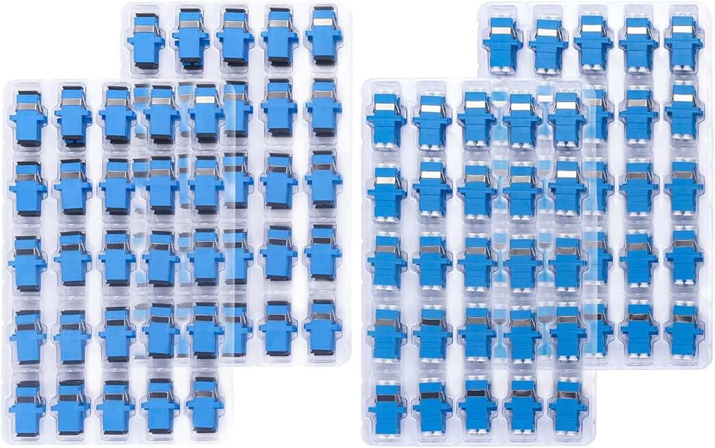 100 Pack LC and SC/UPC Fiber Optic Couplers