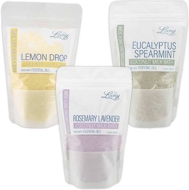 Vegan Milk Bath Soak with Coconut and Almond Oil
