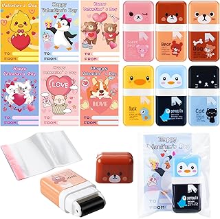 Valentine's Day Kids Gift Set with Cards and Erasers
