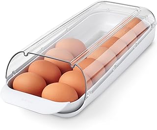 Rolling Egg Holder for Refrigerator Storage