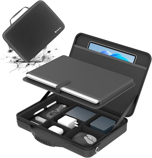Hard shoulder case for 13.3-14 inch laptops