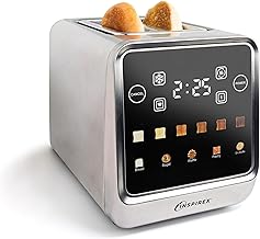 Touch Screen Toaster with Wide Slots and Multiple Settings