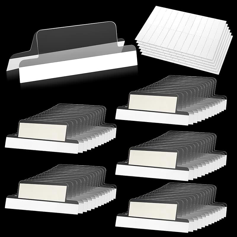 Self-Adhesive Index Tabs, 1.5 Inch, 100 Pieces