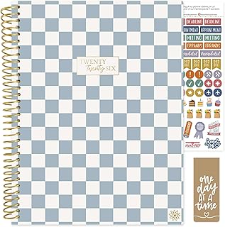 2026 Weekly and Monthly Planner with Stickers and Tabs
