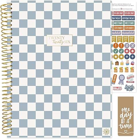 2026 Weekly and Monthly Planner with Stickers and Tabs