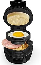 Mini Burger and Egg Cooker with Non-Stick Plate