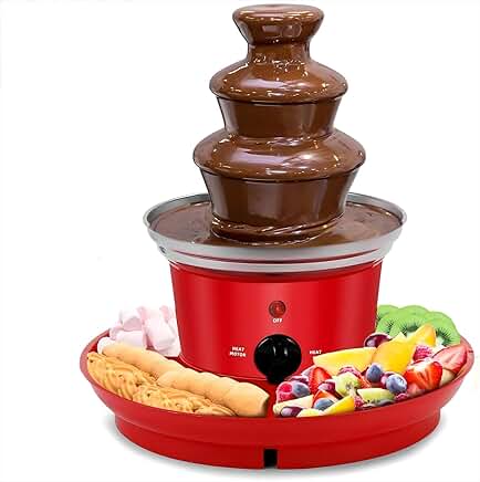 Three-Tier Electric Chocolate Fountain for Party and Home