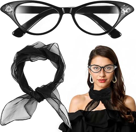 Vintage 1950s Accessories for Women Black
