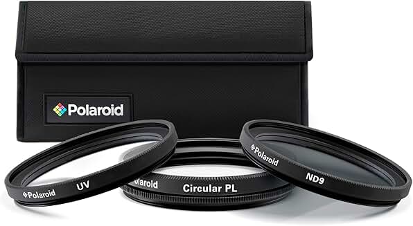 55mm 3-Piece Filter Kit with Carry Case