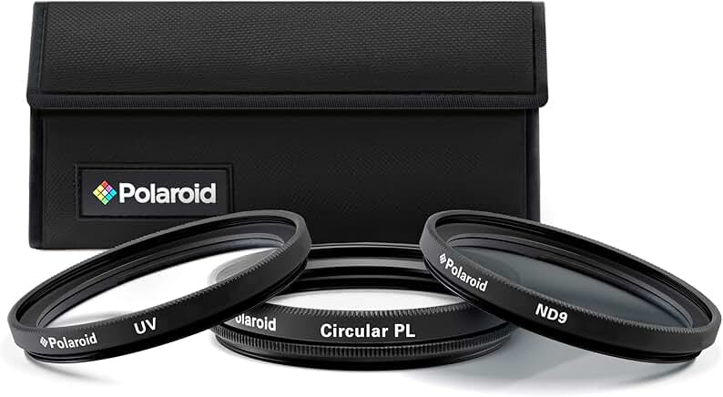 55mm 3-Piece Filter Kit with Carry Case