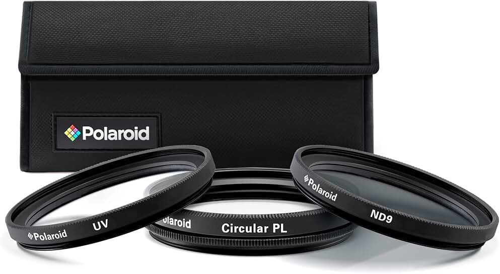 55mm 3-Piece Filter Kit with Carry Case