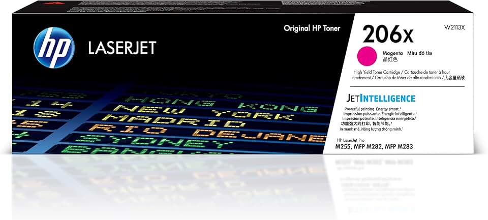 Magenta Toner Cartridge for Laser Printer