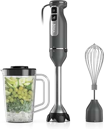 Hand Stick Blender with Whisk, 4 Speeds, SplatterShield