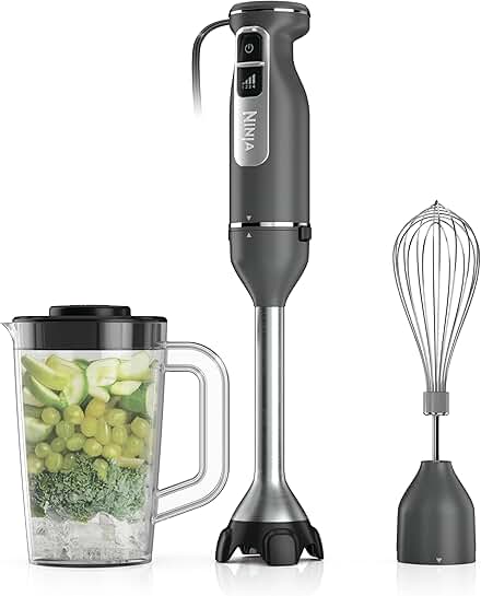 Hand Stick Blender with Whisk, 4 Speeds, SplatterShield