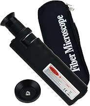 Portable Handheld Fiber Optic Microscope with LED Light