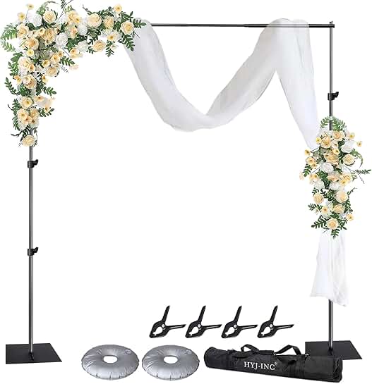 Adjustable 10ft x 8.5ft Pipe and Drape Backdrop Stand Kit