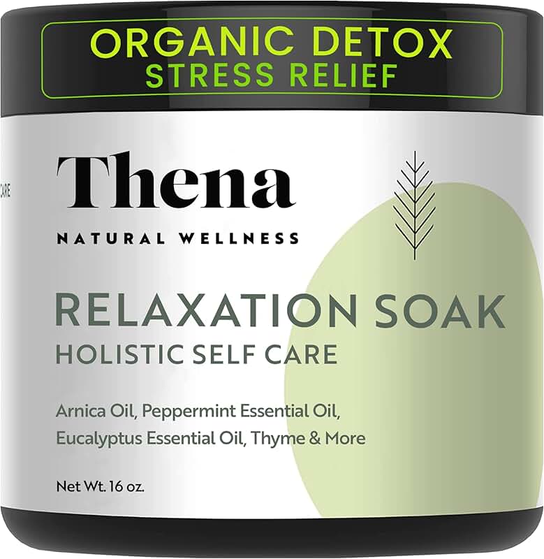 Organic Relaxation Bath Oil for Stress Relief and Muscle Recovery