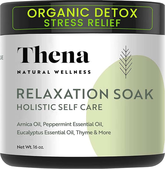 Organic Relaxation Bath Oil for Stress Relief and Muscle Recovery