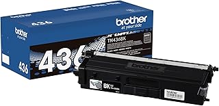 Black high-yield toner cartridge in retail packaging