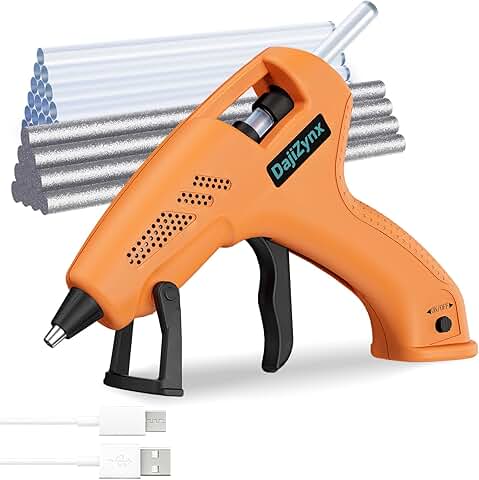 Cordless Hot Glue Gun Kit with Rechargeable Battery