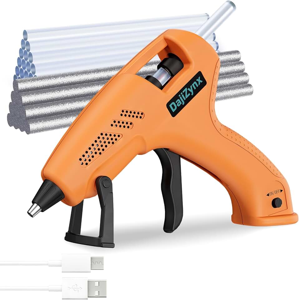 Cordless Hot Glue Gun Kit with Rechargeable Battery