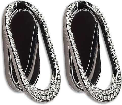 Two Packs of Glitter Enamel Phone Ring Holders