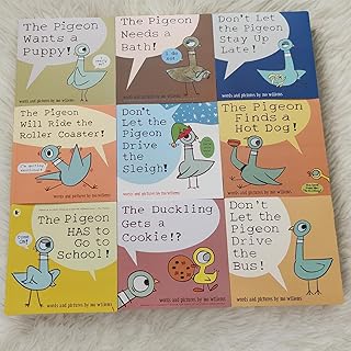 Set of 9 Pigeon Books for Kids