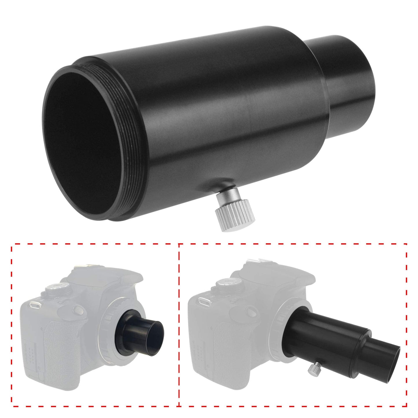 1.25" Fixed Camera Adapter - an Adapter for Focal Plane and Eyepiece Projection Imaging