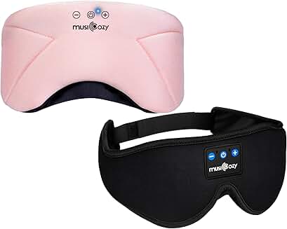 Wireless Sleep Headphones with Washable Eye Mask
