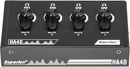 4-Channel Compact Headphone Amplifier with USB-C